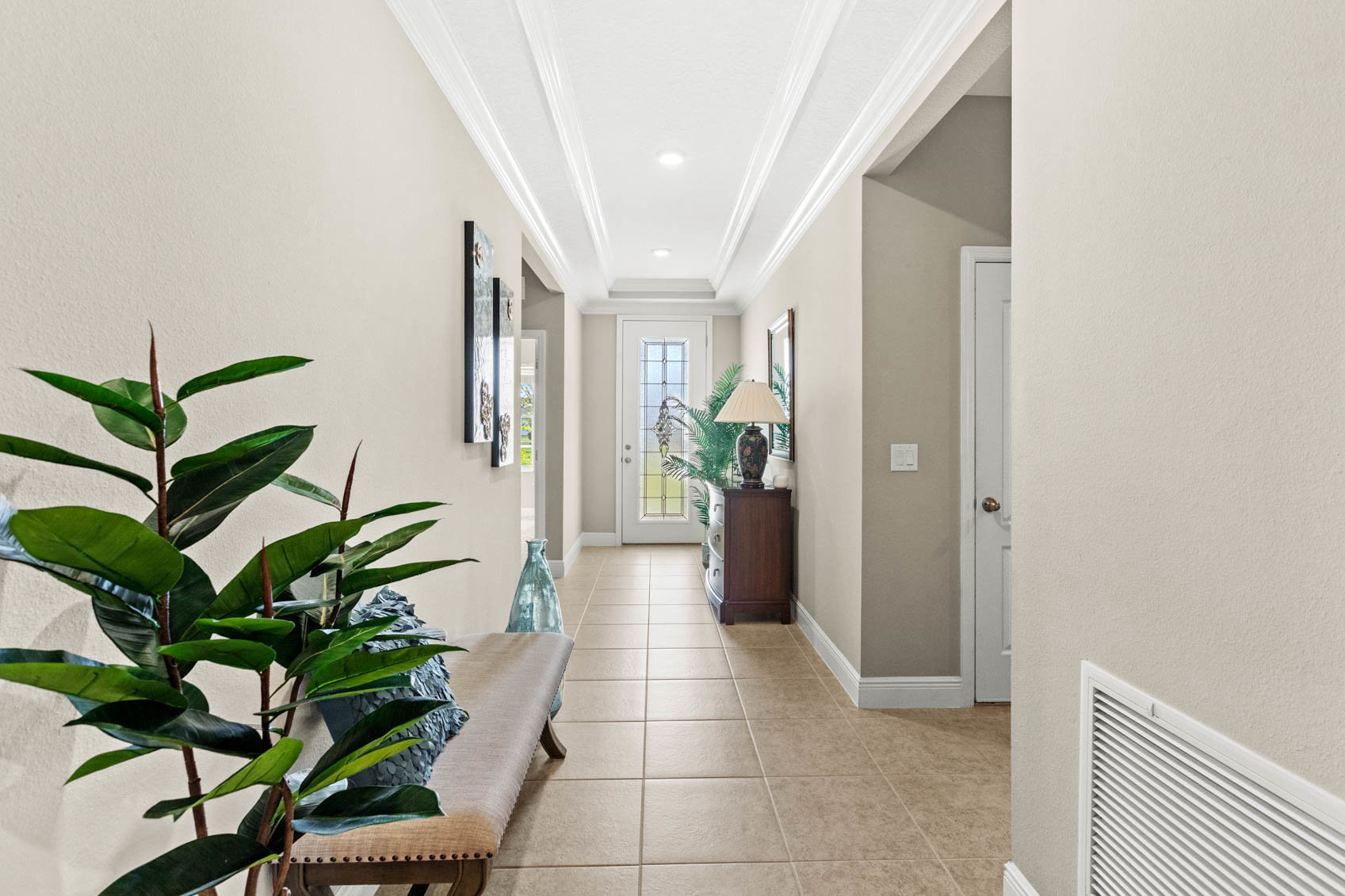 inside front foyer and hallway